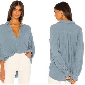 Free People Hidden Valley Button Tunic Size XS